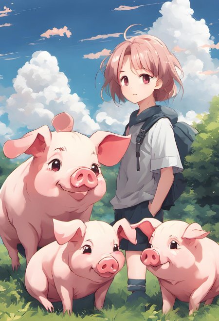 Аниме свинья