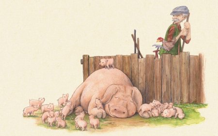 Свинья и поросенок