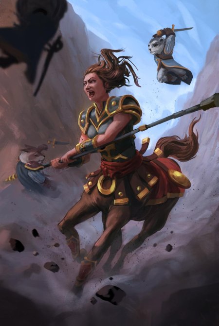 Кентавр воительница