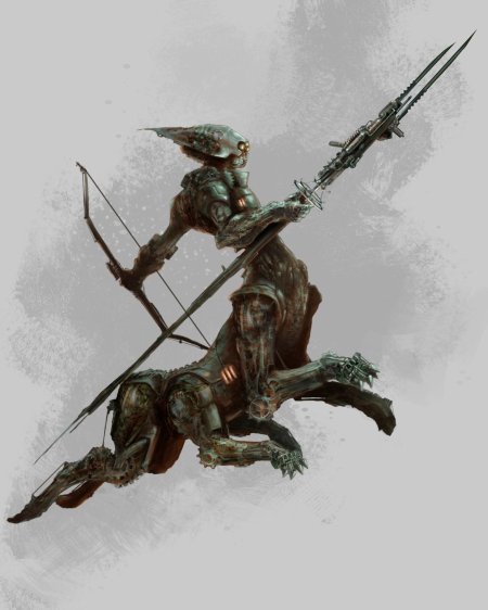 Кентавр копейщик арт