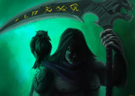 Воин с косой