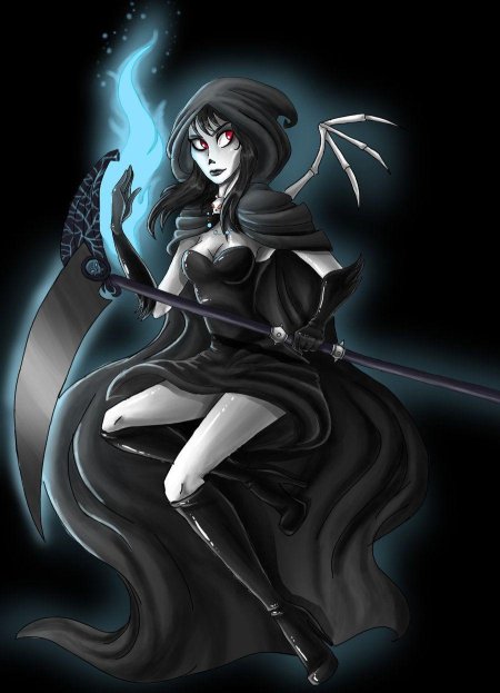 Female grim reaper