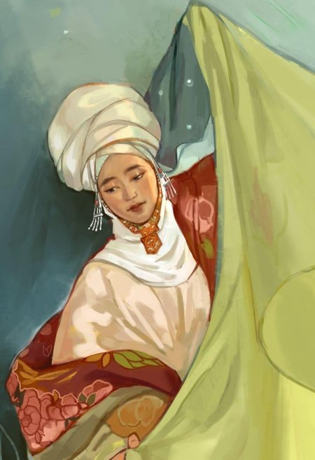 Казахская девушка