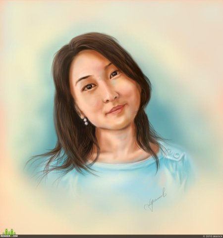 Портрет казашки