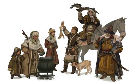 Казахский персонаж