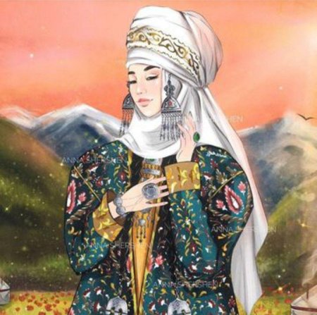 Казахские иллюстрации