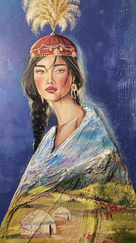 Казахская девушка