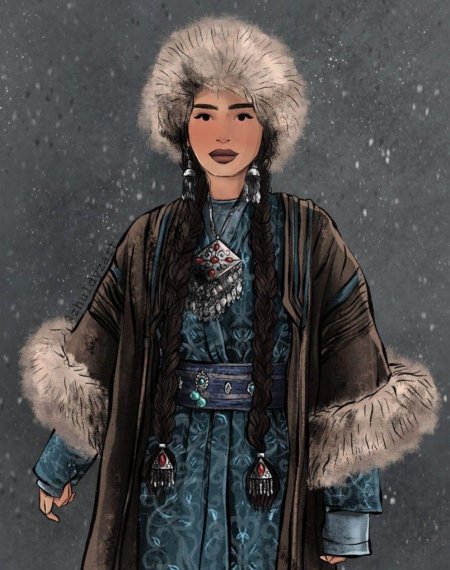 Казахская девушка