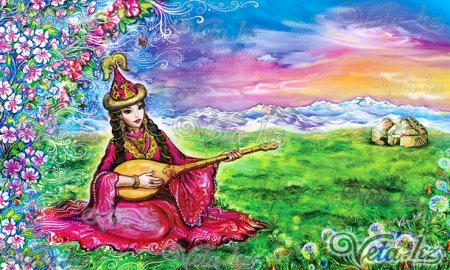 Картины в казахском стиле