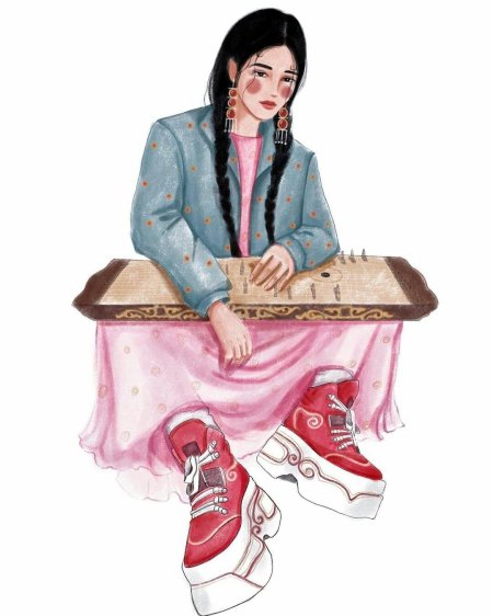 Модная иллюстрация