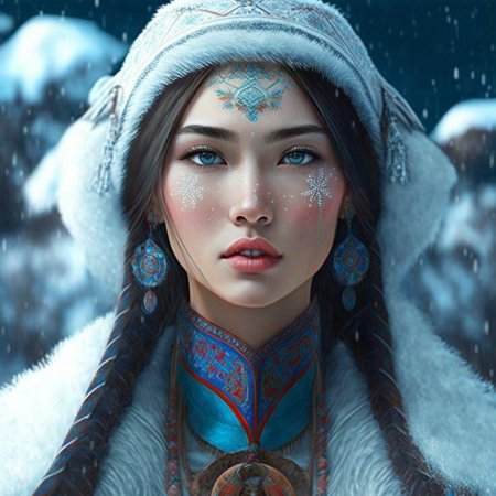 Казахская снегурочка