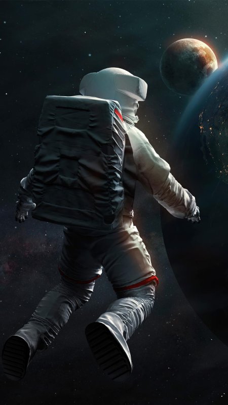 Космонавт на планете