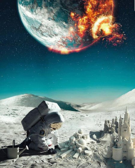 Космонавт на планете