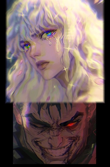 Берсерк гриффит демон против гатса