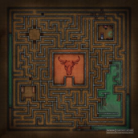 Labirint dnd map