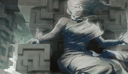 Девушка в лабиринте арт