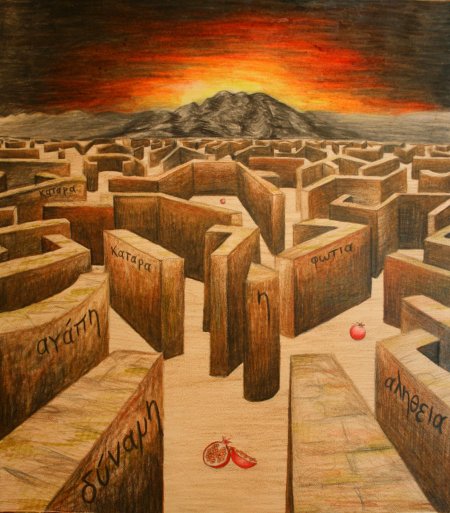 Лабиринт катакомбы арт