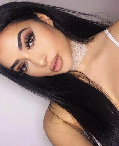 Макияж для брюнетки