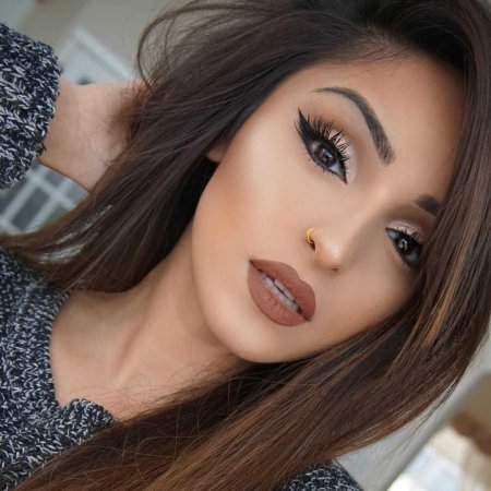 Макияж вечерний для карих глаз