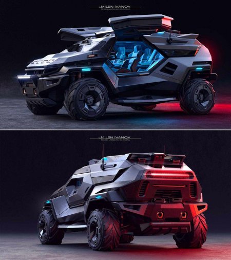 Armor truck suv concept 2020
