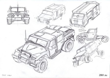 Военная машина срисовать