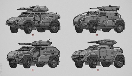 Внедорожник концепт арты