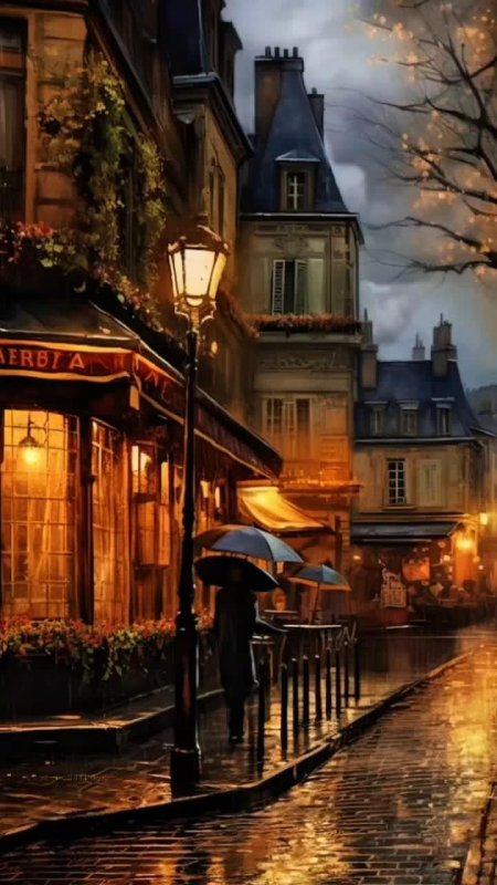 Ночной париж