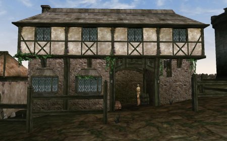 Средневековый трактир здание