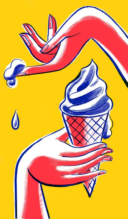 Мороженое поп арт