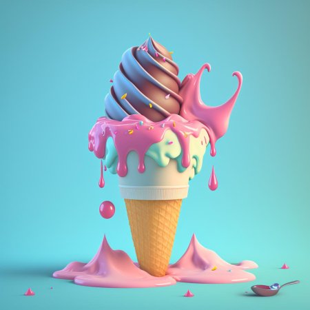 Рожок мороженого
