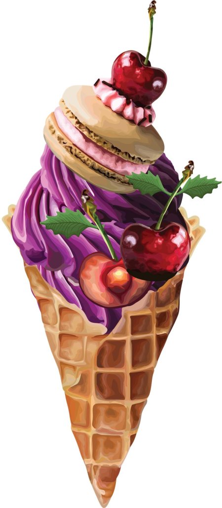 Мороженое иллюстрация