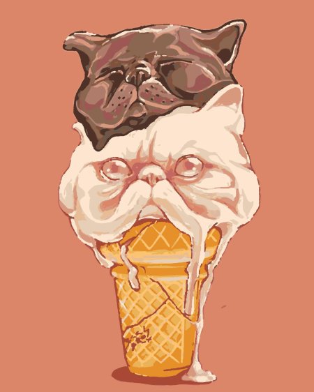 Мороженое арт