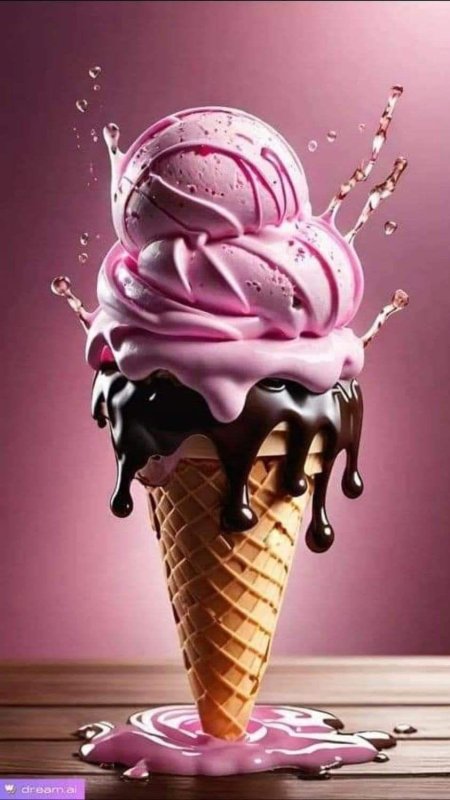 Мороженое красивое