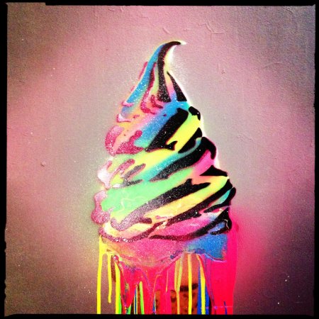 Граффити мороженое