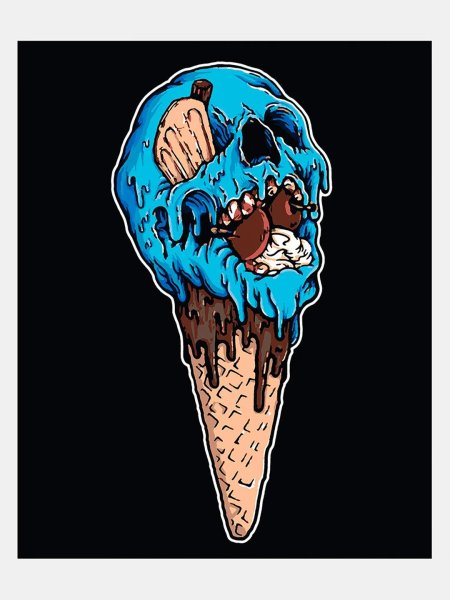 Череп мороженое