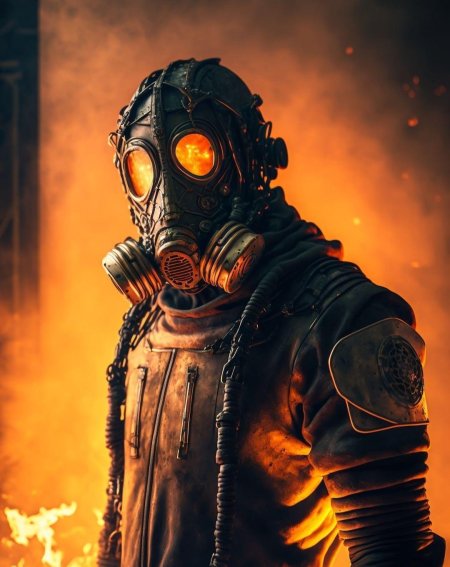 Противогаз постапокалипсис