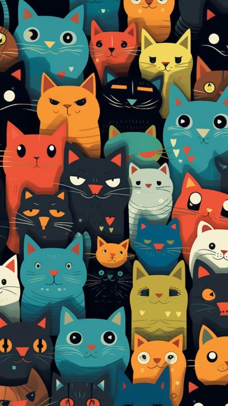 Много котиков