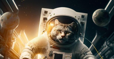 Котик космонавт
