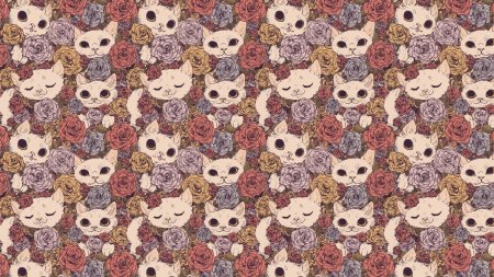 Котики фон