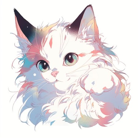 Аниме милые котики