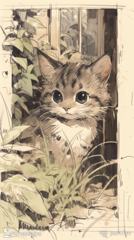 Котики иллюстрации