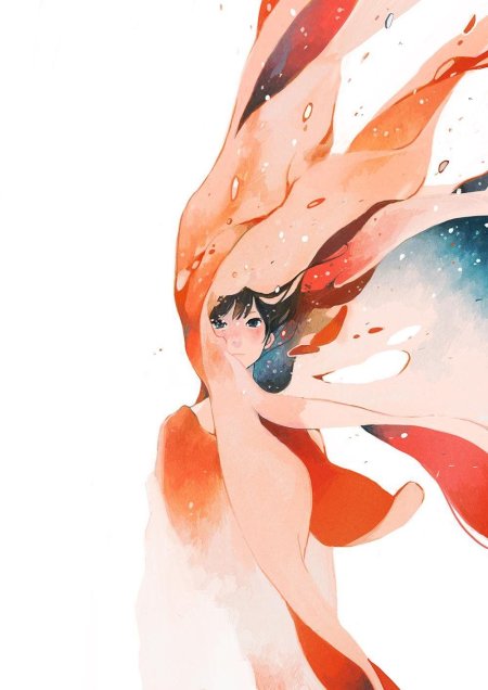 Рисунки девушек из аниме