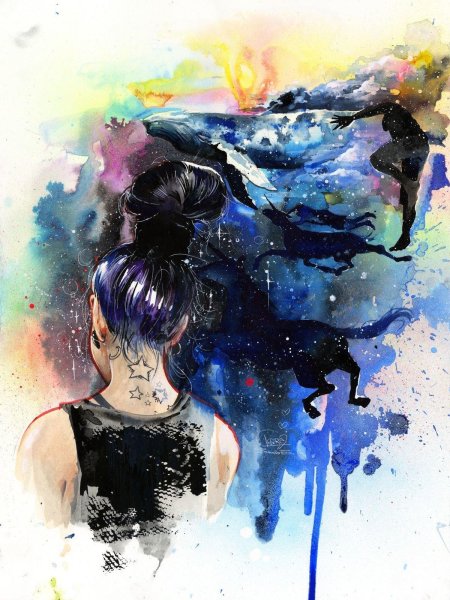 Художница lora zombie