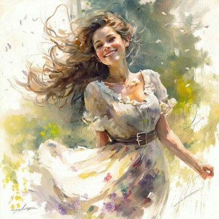 Счастливая девушка