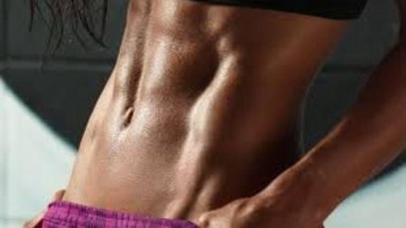 Рельефный живот у девушек