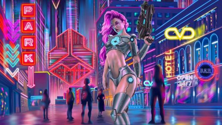 Ребекка киберпанк