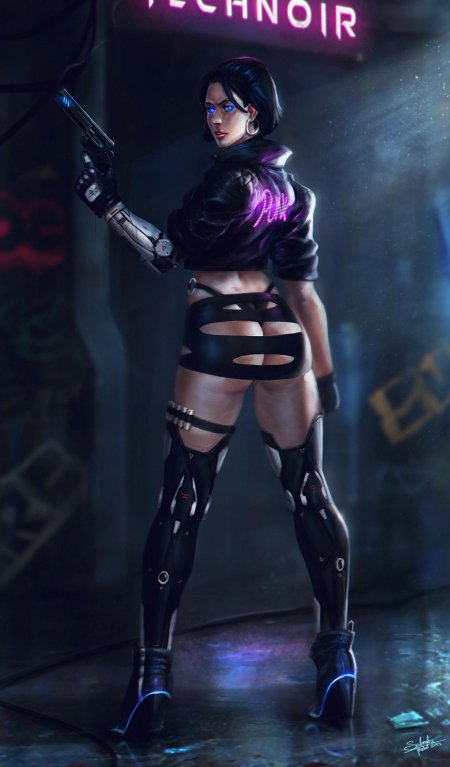 Девушки из киберпанк 2077