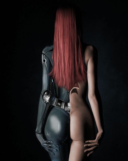 Кибер девушка