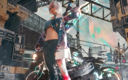 Cyberpunk бегущий по краю