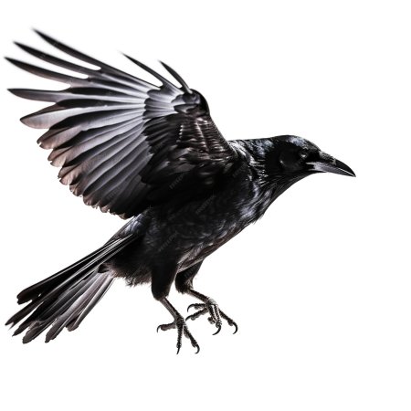 Ворона эскиз